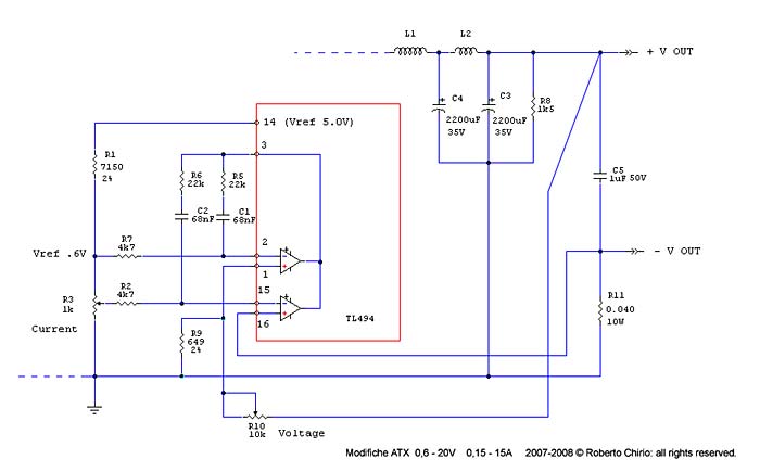 ATX schema base delle modifiche da apportare.