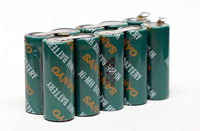 Gruppo batteria 12V composto da 10 elementi  HR4/5FAU