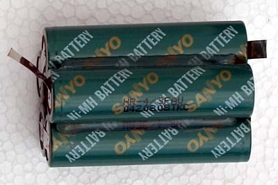 Pacco batteria Ni-Mh Sanyo HR-4/3FAU